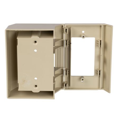 Panduit T70WCEI T-70 Workstation Outlet Center for Screw-on Faceplates, Electric Ivory