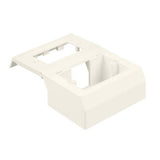 Panduit T70WCWH | Surface Raceway, T-70 Offset Box, For Screw-On Faceplates, White