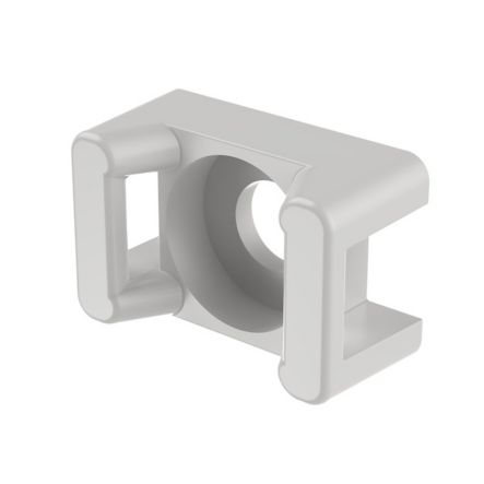 Panduit TM3S10-M | Cable Tie Mount, Natural, PA 6.6, 0.86x0.61", #10 Screw, PK1000