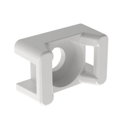 Panduit TM3S10-M | Cable Tie Mount, Natural, PA 6.6, 0.86x0.61", #10 Screw, PK1000