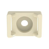 Panduit TM3S8-M69 | TM3S8-M69 Cable Tie Mount, Ivory, V-0 PA 6.6, 0.86x0.61", #8 Screw, PK1000