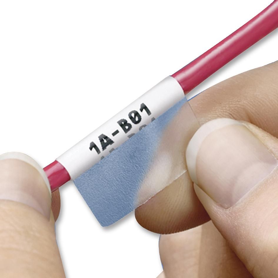 Panduit TTSL2VC3-10 | Wire Marker, Thermal Transfer Printable, Self Laminating, 25.4MM x 38.1MM, Vinyl, White