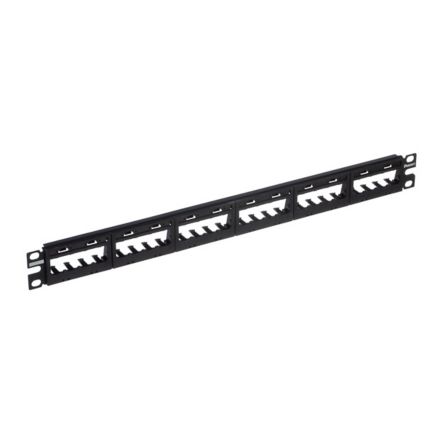 Panduit UICMPPK6G24BL | Patch Panel Kit, Cat 6, 24 Port, 1 Ru, Bl