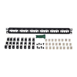 Panduit UICMPPK6G24BL | Patch Panel Kit, Cat 6, 24 Port, 1 Ru, Bl
