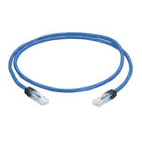 Panduit UPPBU50 Zone Cord, Category 6 UTP Solid Plenum Blue Cable, Plug to Plug, 100ft