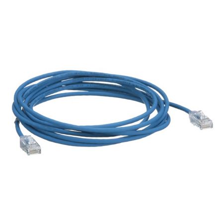 Panduit UTP28SP10BU | Copper Patch Cord, RJ45-RJ45, Small Diameter, 28 AWG, Blue CM/LSZH UTP Cable, 10 FT.