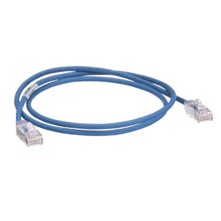 Panduit UTP28SP15MBU Category 6 Patch Cord, Utp, 28 Awg, Cm/lszh, Blue, 15 Meters