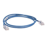 Panduit UTP28SP15MBU Category 6 Patch Cord, Utp, 28 Awg, Cm/lszh, Blue, 15 Meters