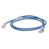 Panduit UTP28SP15MBU Category 6 Patch Cord, Utp, 28 Awg, Cm/lszh, Blue, 15 Meters