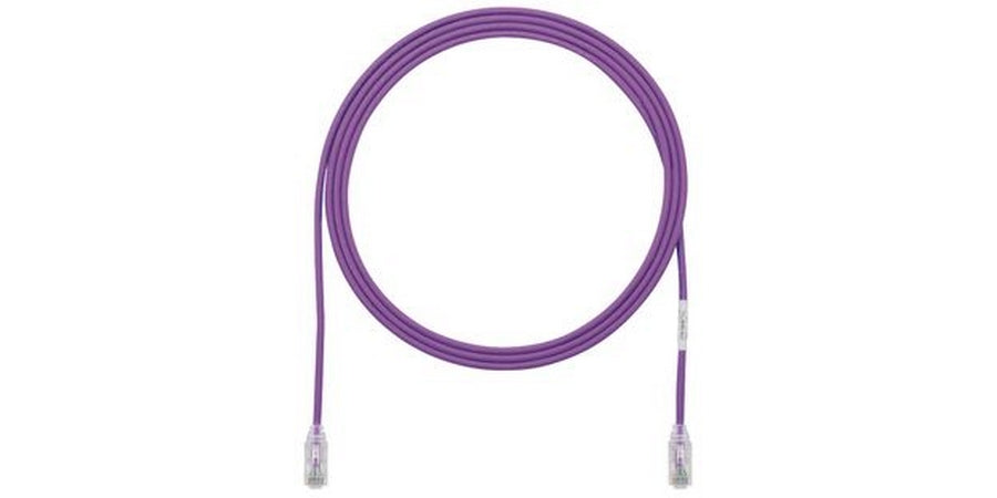 Panduit UTP28SP17VL | CAT 6, Small Diameter 28 AWG UTP Patch Cords, 17 FT, VIOLET