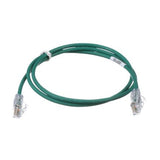 Panduit UTP28SP3GR | Copper Patch Cord, RJ45-RJ45, Small Diameter, 28 AWG, Green CM/LSZH UTP Cable, 3 FT.