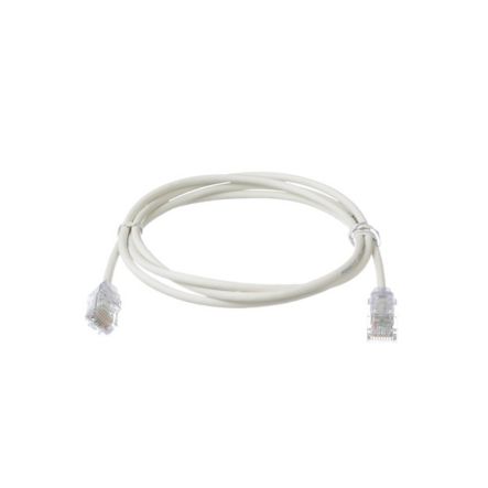 Panduit UTP28SP4 | Copper Patch Cord, RJ45-RJ45, Small Diameter, 28 AWG, Off White CM/LSZH UTP Cable, 4 FT.