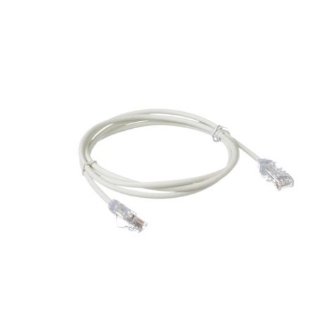 Panduit UTP28SP4 | Copper Patch Cord, RJ45-RJ45, Small Diameter, 28 AWG, Off White CM/LSZH UTP Cable, 4 FT.