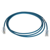 Panduit UTP28SP5BU | Copper Patch Cord, RJ45-RJ45, Small Diameter, 28 AWG, Blue CM/LSZH UTP Cable, 5 FT.