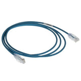 Panduit UTP28SP5BU | Copper Patch Cord, RJ45-RJ45, Small Diameter, 28 AWG, Blue CM/LSZH UTP Cable, 5 FT.