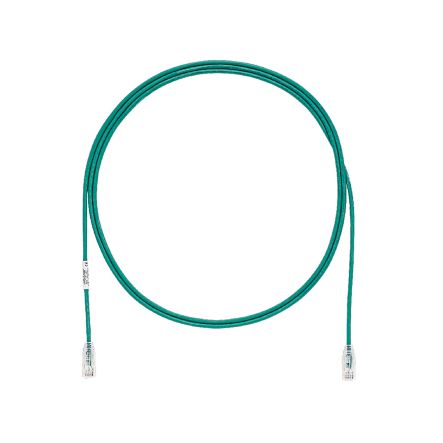 Panduit UTP28SP6INGR | Cat 6 28 Awg Utp Copper Patch Cord, 0.5 Ft, Green
