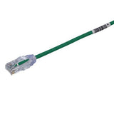 Panduit UTP28SP6INGR | Cat 6 28 Awg Utp Copper Patch Cord, 0.5 Ft, Green