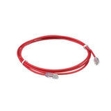 Panduit UTP28X7RD | Cat 6A 28 AWG UTP Copper Patch Cord, 7 ft, Red