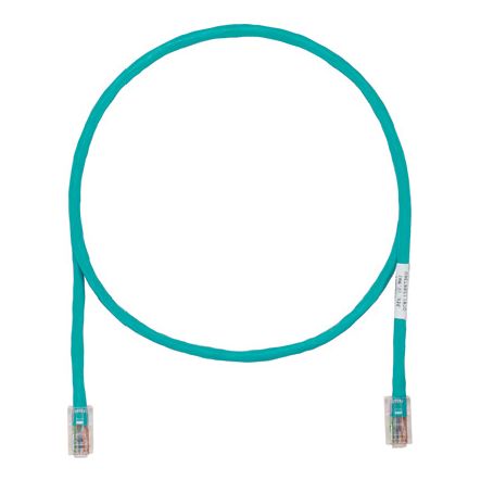 Panduit UTPCH15GRY | Copper Patch Cord, Category 5e, Green UTP Cable, 15 Feet