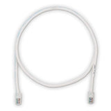 Panduit UTPCH3Y | Copper Patch Cord, STP, Category 5e, Black Boots, Pan-Plug Modular Plugs, T568A Wiring, Off White Jacket, 3 Feet