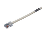 Panduit UTPCH4Y | Copper Patch Cord, STP, Category 5e, Black Boots, Pan-Plug Modular Plugs, T568A Wiring, Off White Jacket, 4 Feet