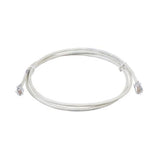 Panduit UTPCH5Y | Copper Patch Cord, STP, Category 5e, Black Boots, Pan-Plug Modular Plugs, T568A Wiring, Off White Jacket, 5 Feet