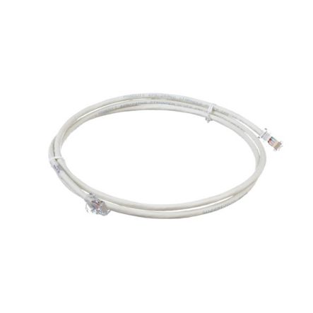Panduit UTPCH5Y | Copper Patch Cord, STP, Category 5e, Black Boots, Pan-Plug Modular Plugs, T568A Wiring, Off White Jacket, 5 Feet