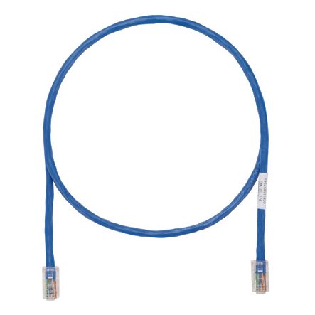 Panduit UTPCH9BUY | Copper Patch Cord, Category 5e, Blue UTP Cable, 9 Feet
