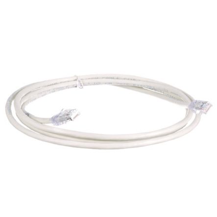 Panduit UTPSP7Y | Copper Patch Cord, Category 6, Off White UTP Cable, 7 FT.