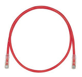 Panduit UTPSPL1.5MRDY | Category 6 UTP Patch Cord, 1.5 Meter, Red, LSZH, RJ45 to RJ45