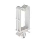 Panduit VWS3750-M | VWS3750-M Wire Saddle, Natural, PA 6.6, Push Barb, 1.15x0.57", PK1000