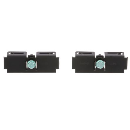 Panduit WGSPL1218BL | Splice Connector for 12"; to 18"; Wide Wyr-Grid Pathway, Black Powder Coated