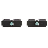 Panduit WGSPL1218BL | Splice Connector for 12"; to 18"; Wide Wyr-Grid Pathway, Black Powder Coated