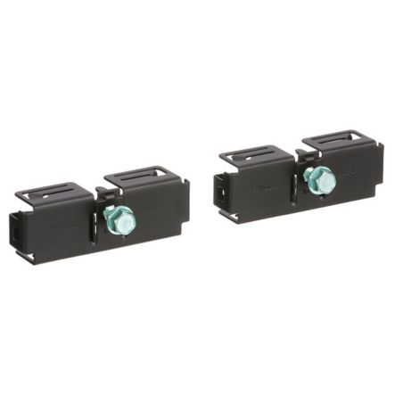 Panduit WGSPL1218BL | Splice Connector for 12"; to 18"; Wide Wyr-Grid Pathway, Black Powder Coated