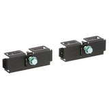 Panduit WGSPL1218BL | Splice Connector for 12"; to 18"; Wide Wyr-Grid Pathway, Black Powder Coated