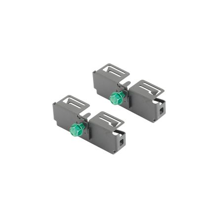 Panduit WGSPL1218BL | Splice Connector for 12"; to 18"; Wide Wyr-Grid Pathway, Black Powder Coated