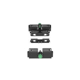 Panduit WGSPL2430BL Splice Connector for 24"; to 30"; Wide Wyr-Grid Pathway, Black Powder Coated