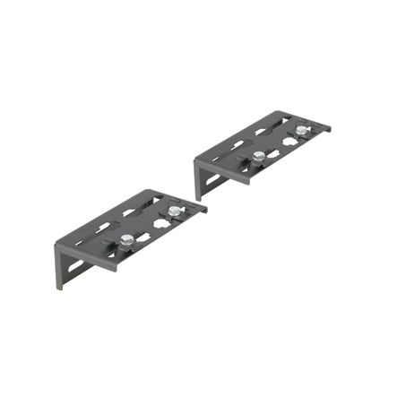 Panduit WGWMTB1830BL Bracket, Wall Mount, 18";, 30"; Width, Wyr-Grid, Black Powder Coated