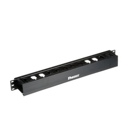 Panduit WMPLFSE Horizontal Cable Manager Front Only 1 RU, 1.7";H x 19.0";W x 2.7";D (44mm x 483mm x 69mm).