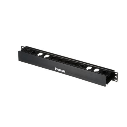 Panduit WMPLFSE Horizontal Cable Manager Front Only 1 RU, 1.7";H x 19.0";W x 2.7";D (44mm x 483mm x 69mm).