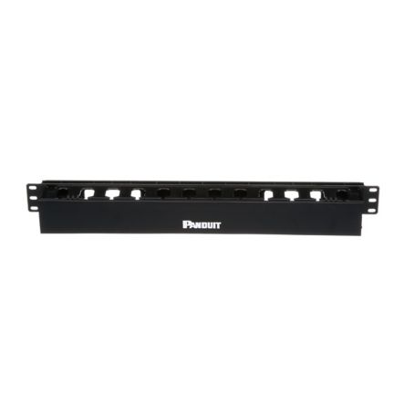 Panduit WMPLFSE Horizontal Cable Manager Front Only 1 RU, 1.7";H x 19.0";W x 2.7";D (44mm x 483mm x 69mm).