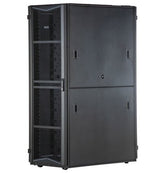 Panduit XG64512BS01C9 | FlexFusion Cabinet, 600MM X 45RU X 1100MM, Black, Hardware Mount Rail, Top Cap