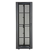 Panduit XG64512BS01C9 | FlexFusion Cabinet, 600MM X 45RU X 1100MM, Black, Hardware Mount Rail, Top Cap