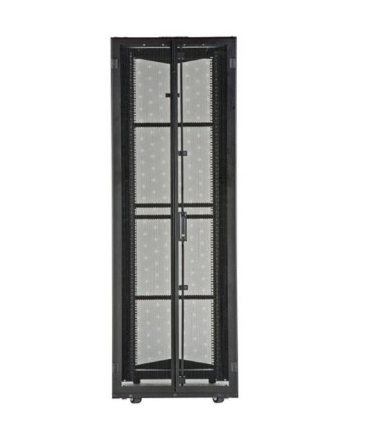 Panduit XG64522BS0001 | FlexFusion Cabinet, 600mm x 45RU x 1200mm, Black, Top Cap with Brush Seal