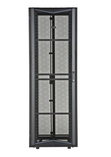 Panduit XG64522BS0001 | FlexFusion Cabinet, 600mm x 45RU x 1200mm, Black, Top Cap with Brush Seal