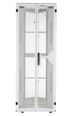 Panduit XG64522WS0001 | FlexFusion Cabinet, 600mm x 45RU x 1200mm, White, Top Cap with Brush Seal