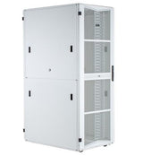 Panduit XG64522WS005T | FlexFusion, 600X45RU1200 White, Top Cap with Brush Seal Single Hinge Front Door
