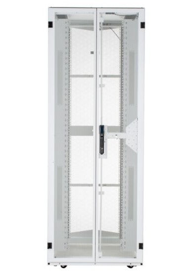 Panduit XG64522WS005T | FlexFusion, 600X45RU1200 White, Top Cap with Brush Seal Single Hinge Front Door