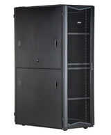 Panduit XG64822BS01C9 | FlexFusion Cabinet, 600MM X 48RU X 1200MM, Black, Hardware Mount Rail, Top Cap