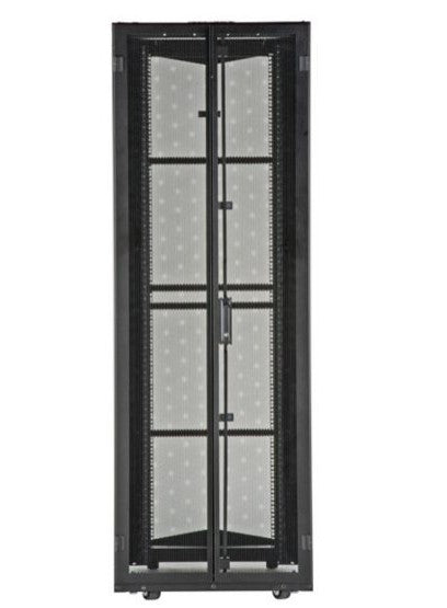 Panduit XG64822BS01C9 | FlexFusion Cabinet, 600MM X 48RU X 1200MM, Black, Hardware Mount Rail, Top Cap
